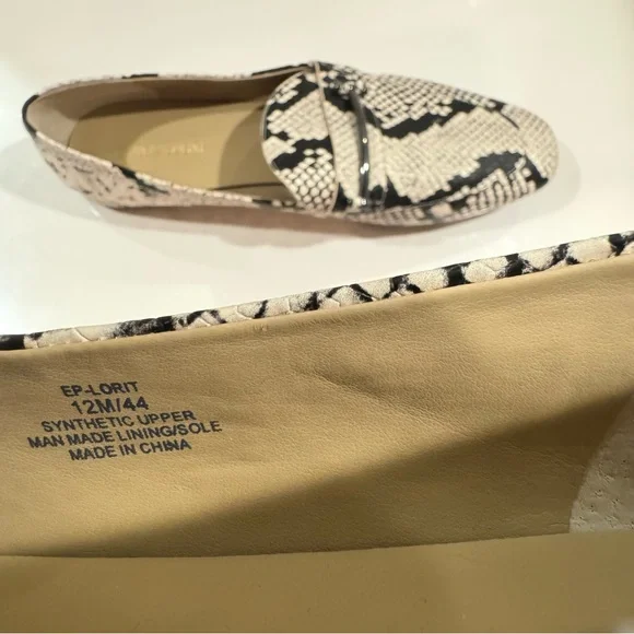 Enzo Angiolini Women's Snakeskin Loafers - Picture 6 of 9